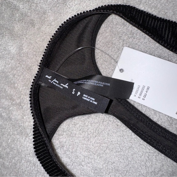 Urban outfitters Black ribbed panty thong - Picture 5 of 6